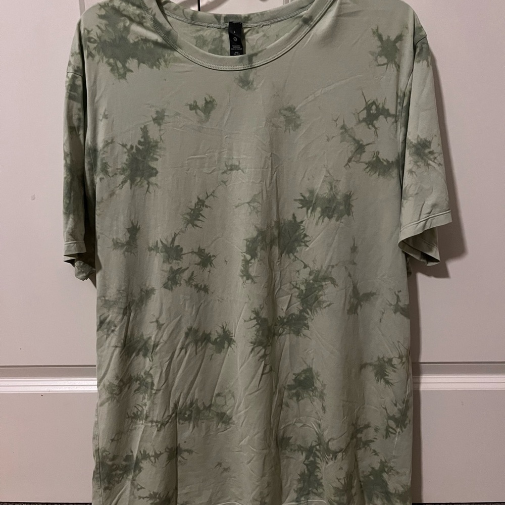 Lululemon Green Tye Dye T Shirt